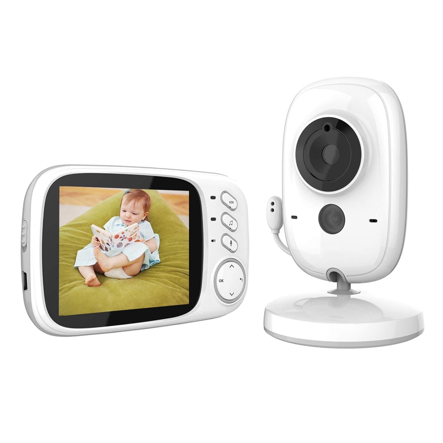 Digital Baby Kamera Babyphone Überwachungskamera LCD Bildschirm Nachtsicht 