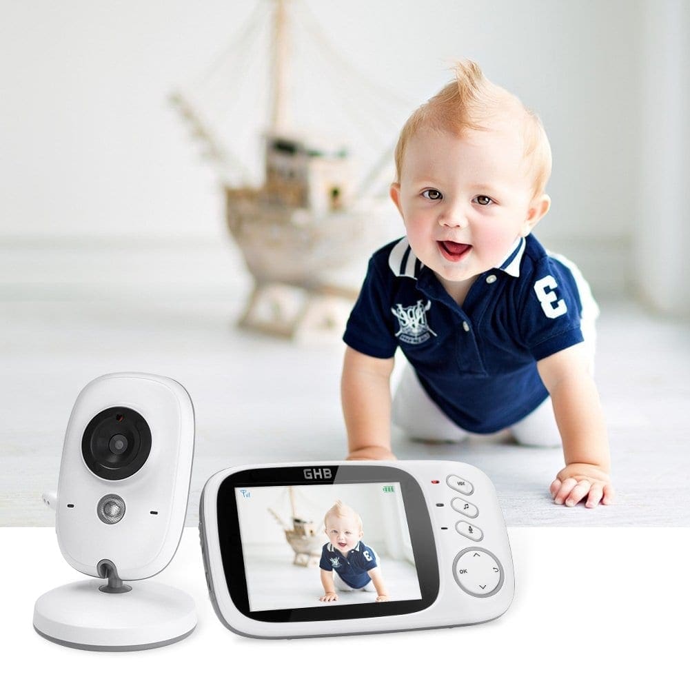 Ghb Babyphone 3,2 Zoll Smart Baby Monitor Mit Video Talk Back Tft Lcd Bildschirm 