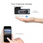 Auto Kamera WiFi FULL HD 1080P DVR 300°Bewegliches Objektiv Nachtsicht, G-Sensor, WDR, Loop-Aufnahme, Parkmonitor – Bild 3