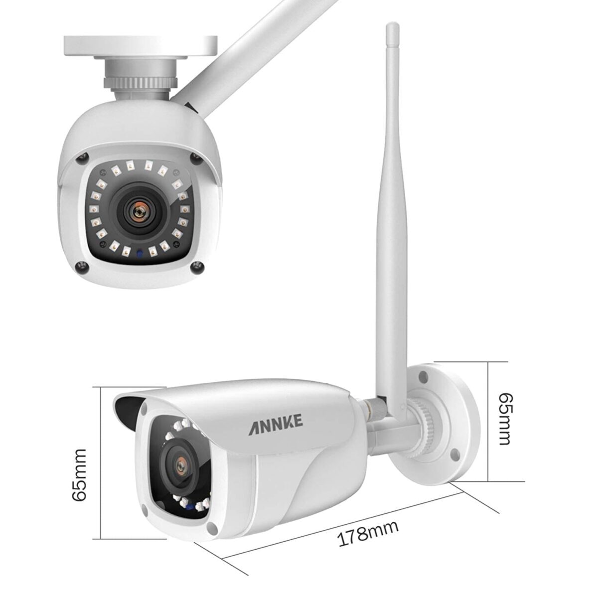 8CH Wireless Überwachungskamera System Set mit 1TB Festplatte Wifi HDMI NVR mit 8 X 1080P 2.0MP WLAN Outdoor Aussen IP Überwachungskamera, 30M IR Nachtsicht Funk Überwachungsset – Bild 13