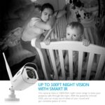 8CH Wireless Überwachungskamera System Set mit 1TB Festplatte Wifi HDMI NVR mit 8 X 1080P 2.0MP WLAN Outdoor Aussen IP Überwachungskamera, 30M IR Nachtsicht Funk Überwachungsset – Bild 11