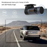 Auto Kamera WiFi FULL HD 1080P DVR 300°Bewegliches Objektiv Nachtsicht, G-Sensor, WDR, Loop-Aufnahme, Parkmonitor – Bild 4
