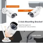 Full HD Wireless NVR WLAN Überwachungssystem mit 1TB Festplatte Plus 4 X 2,0Megapixel Aussen/Innen, 20M IR Nachtsicht – Bild 2