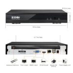Full HD Wireless NVR WLAN Überwachungssystem mit 1TB Festplatte Plus 4 X 2,0Megapixel Aussen/Innen, 20M IR Nachtsicht – Bild 3