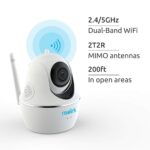 Reolink C1 Pro Überwachungskamera Innen WLAN IP Kamera schwenkbar mit Nachtsicht, Bewegungsmelder, 2-Wege-Audio und SD Kartenslot – Bild 2