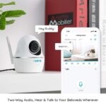 Reolink C1 Pro Überwachungskamera Innen WLAN IP Kamera schwenkbar mit Nachtsicht, Bewegungsmelder, 2-Wege-Audio und SD Kartenslot – Bild 5