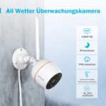 Full HD Wireless Audio Video NVR Haus Überwachungskamera System mit 2 Aussen/Innen 1080P Kameras, Funk Überwachungssystem, Zwei-Wege-Audio, PIR Bewegungsmelder, TF-Slot bis 128G – Bild 8
