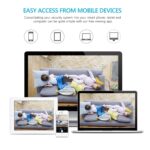 Überwachungskamera Set mit Monitor 4CH 12 Zoll Funk NVR Überwachungssystem mit 4x 2.0 Megapixel WLAN IP Kamera Vorinstalliert 1TB Festplatte für Innen/Aussen – Bild 8