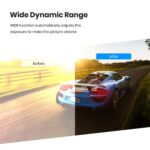 Dashcam Auto Vorne und Hinten mit eingebautem GPS, FHD 1080P Dual Dashcam mit Infrarot Nachtsicht, Autokamera mit WDR, Parküberwachung, G-Sensor, Notfallaufnahme, Loop-Aufnahme – Bild 7