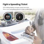 Dashcam Auto Vorne und Hinten mit eingebautem GPS, FHD 1080P Dual Dashcam mit Infrarot Nachtsicht, Autokamera mit WDR, Parküberwachung, G-Sensor, Notfallaufnahme, Loop-Aufnahme – Bild 4