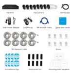 5MP 16 Kanal  Überwachungskamera Set mit 8X 5MP PoE kamera  Wasserfeste und 16CH NVR 3TB HDD Überwachungssystem für Haus, Innen, Aussen Sicherheit – Bild 6