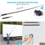 Endoskopkamera WiFi, Kabelloses Handy Endoskop Kamera 1080P HD 2.0 MP, Inspektionskamera IP68 wasserdichte mit 8 LED Licht, 50cm Brennweite Boreskop für Android iPhone IOS – Bild 8