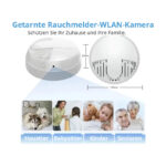Rauchmelder mit Kamera – HD WLAN Überwachung, Bewegungserkennung & Nachtsicht – Bild 12