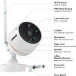 WLAN Kamera Überwachungskamera HD 1080P IP Kamera mit Bewegungserkennung Nachtsicht 2 Wege Audio Home Kamera unterstützt Fernalarm und Mobile App Kontrolle – Bild 7