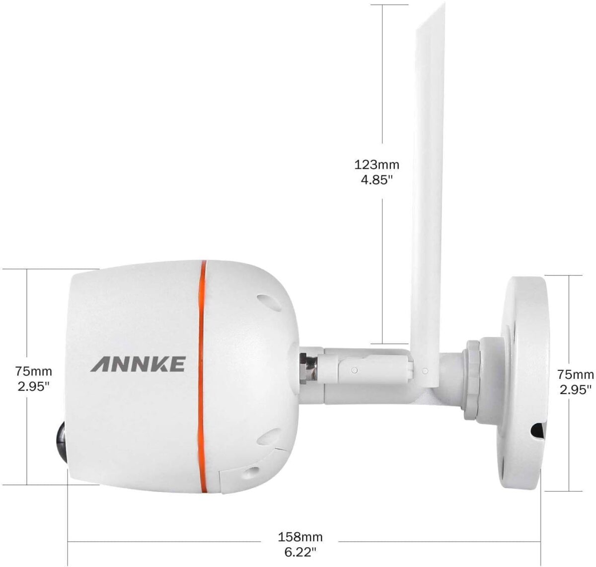 WLAN Kamera Überwachungskamera HD 1080P IP Kamera mit Bewegungserkennung Nachtsicht 2 Wege Audio Home Kamera unterstützt Fernalarm und Mobile App Kontrolle – Bild 2