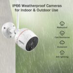 WLAN Kamera Überwachungskamera HD 1080P IP Kamera mit Bewegungserkennung Nachtsicht 2 Wege Audio Home Kamera unterstützt Fernalarm und Mobile App Kontrolle – Bild 6