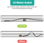Endoskopkamera Inspektionskamera, Halbsteife Kabel 2.0 Megapixel 1200P HD IP68 Wasserdichtes für Android,IOS – Bild 5