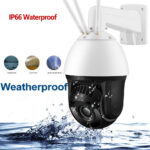 4G Stallkamera mit SIM-Karte (GPRS, GSM, UMTS / 4G)  PTZ Dome für Aussen/Innen 30X Zoom, Zwei-wege Audio, TF 128GB Karte – Bild 4