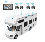 Kabellose Digital Rückfahrkamera, Einparkhilfe mit 7" LCD-Monitor Wasserdicht IP68,  28IR LEDs Nachtsicht für Anhänger, Bus, LKW, Pferdeanhänger, Schulbus VK-C VKX77 – Bild 7