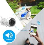 Ezviz C3WN Überwachungskamera aussen/Innen Nachtsicht, Doppelte Externe WLAN-Antennen, High-DB-Lautsprecher, IP66, Cloud-Service, – Bild 3