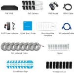 4K Ultra HD PoE Überwachungskamera Set, 8Megapixel Kameras, 16 Kanal NVR Rekorder mit 3TB HDD für Aussen/Innen – Bild 7