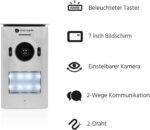 Smartwares Video-Gegensprechanlage – HD – 7 Zoll LCD-Monitor – Komplett-Set – Bild 2