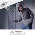 Ezviz C3W Pro Überwachungskamera Color Night Vision WiFi 2.4Ghz Kamera (Sirene und Licht Alarm, Farbe Nachtsicht, Zwei-Wege-Audio, High-DB-Lautsprecher, – Bild 6