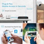 4K Überwachungskamera Set , mit 4X 8Megapixel PoE Kamera + 2TB HDD NVR für 24/7 Aufnahme, IP66 Wetterfest, 30 Meter Nachtsicht mit Audio – Bild 5