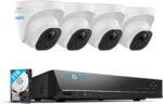 4K Überwachungskamera Set , mit 4X 8Megapixel PoE Kamera + 2TB HDD NVR für 24/7 Aufnahme, IP66 Wetterfest, 30 Meter Nachtsicht mit Audio – Bild 8