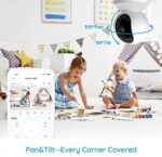 Reolink WLAN Babyphone, 355° Schwenk- / 50° Neigung, Zwei-Wege-Audio, IR-Nachtsicht und Bewegungserkennung – Bild 3