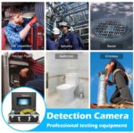 Rohr-Inspektionskamera 30M, Professionelle Kanalkamera mit 7" LCD Monitor – Bild 4