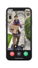 Hikvision Video Türsprechanlage Edelstahl (PoE) Aufputz komplett-Set für 6 Familienhaus – Bild 2