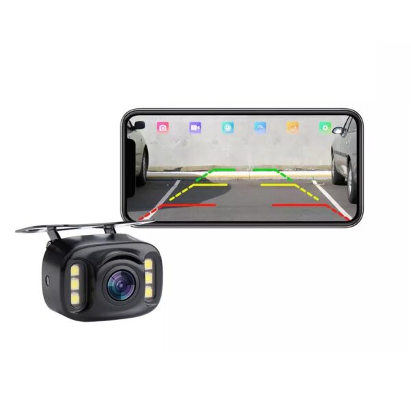 Mini-WLAN-Rückfahrkamera kompatibel mit iPhone / iPad und Android