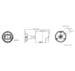 Hikvision DS-2CD2083G2-IU(2.8mm) 4K Kamera mit Mikrofon – Weiss – Bild 3