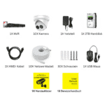 Hikvision PRO Turret-Kamera Komplettset – 10 Kameras + 1 NVR – Bild 4