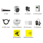 Hikvision Basic Turret-Kamera Komplettset – 4 Kameras + 1 NVR – Bild 4