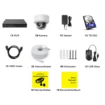 Hikvision Dome Basic Kamera Komplettset – 2 Kameras + 1 NVR – Bild 7