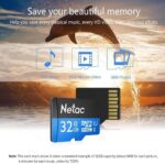Netac P500 Standard SD(TF) Speicherkarte + Adapter, 32 | 64GB – Bild 9