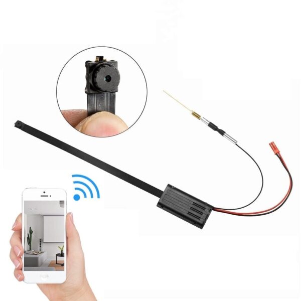 DIY WIFI Mini knopfkamera, mit Bewegungserkennung, Akku 2500mAh, App Steuerung für IOS und Android