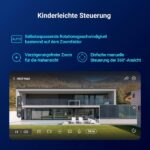 EZVIZ 2K⁺ Dreifachobjektiv Überwachungskamera Aussen/Innen, PTZ WLAN Kamera mit 30m Farbnachtsicht, KI Personen-/Fahrzeugerkennung, Auto-Tracking und aktive Verteidigung, – Bild 2