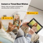 Digitaler Bilderrahmen mit versteckter Kamera – 128 GB Speicher, WLAN & Bewegungserkennung – Bild 4