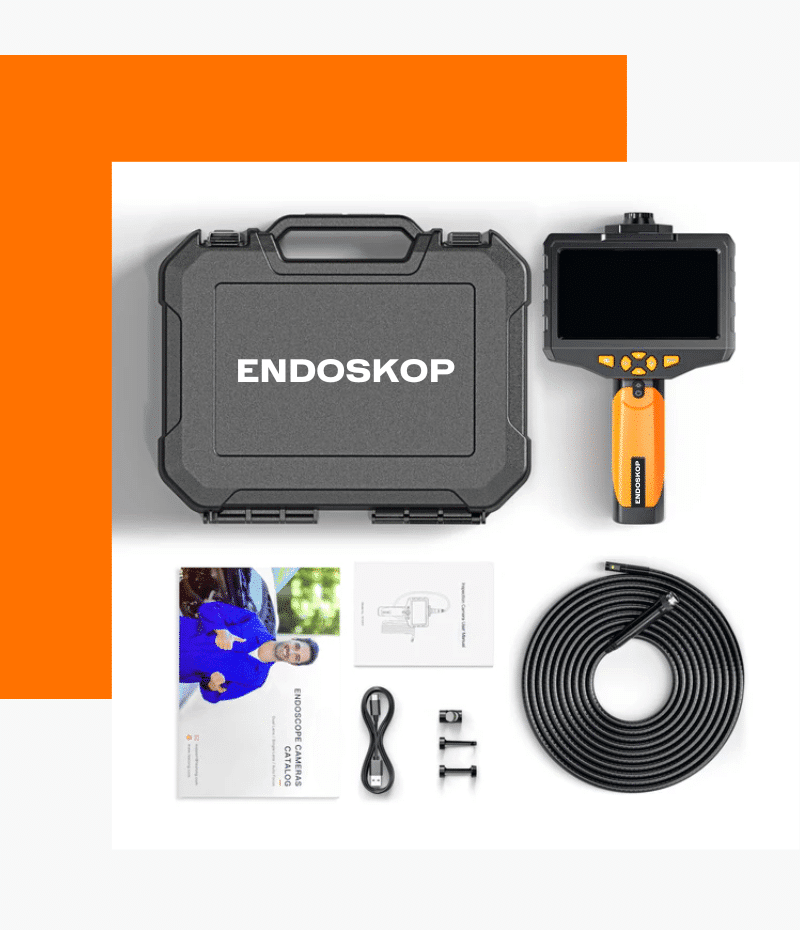 Industrie-Rohrkamera mit 360-Grad-Drehfunktion