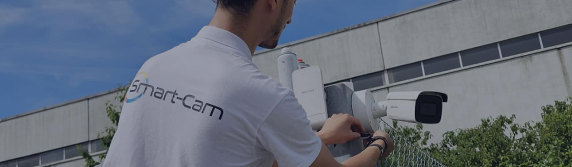 Überwachungskamera für Gebäudesicherheit