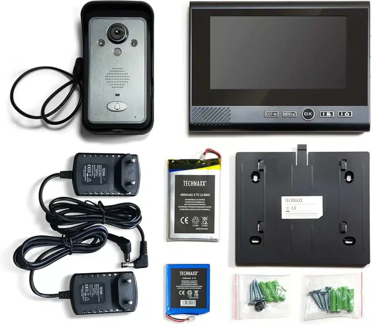 Smart Life TX-85 Funk Türklingel 7-Zoll Video-Gegensprechanlage mit WLAN & App-Anbindung – Bild 2