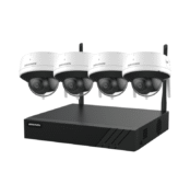 Hikvision Wi-Fi-6-Überwachungsset 4 MP – 4 Dome-Kameras + 8-Kanal-WLAN-NVR