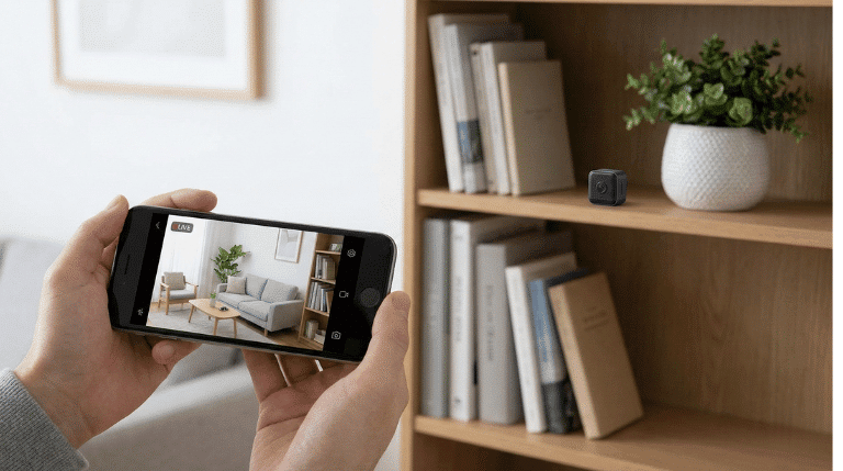 Mini Kamera mit Live-Übertragung auf das Handy – Echtzeit-Überwachung per Smartphone App