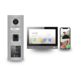 Hikvision Video-Türsprechanlage für Einfamilienhaus mit Karte und Fingerprint
