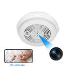 2K WLAN Kamera im Rauchmelder – UltraLife Akku & App-Steuerung