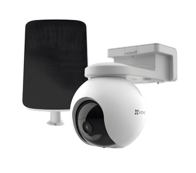 360 Grad Überwachung EZVIZ HB8 Pro Kit 4K – Kabellose 8 MP Solar-Überwachungskamera mit 360° Sicht – Bild 1