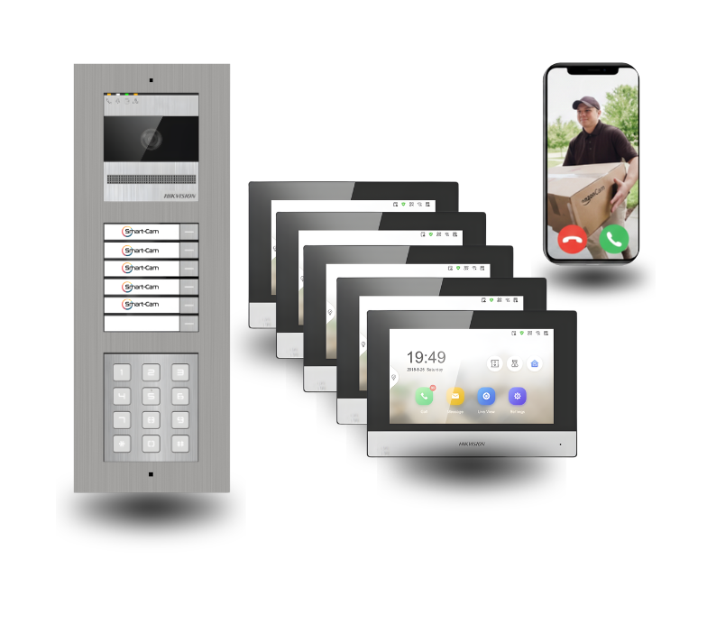 2 draht türsprechanlgen mit zahlencode